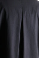 “chico’s” black half button sleeve tie design shirt