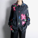 “i.n.c” bougainvillea botanical pattern shirt