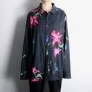 “i.n.c” bougainvillea botanical pattern shirt