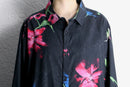 “i.n.c” bougainvillea botanical pattern shirt