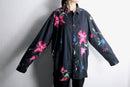 “i.n.c” bougainvillea botanical pattern shirt