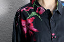 “i.n.c” bougainvillea botanical pattern shirt