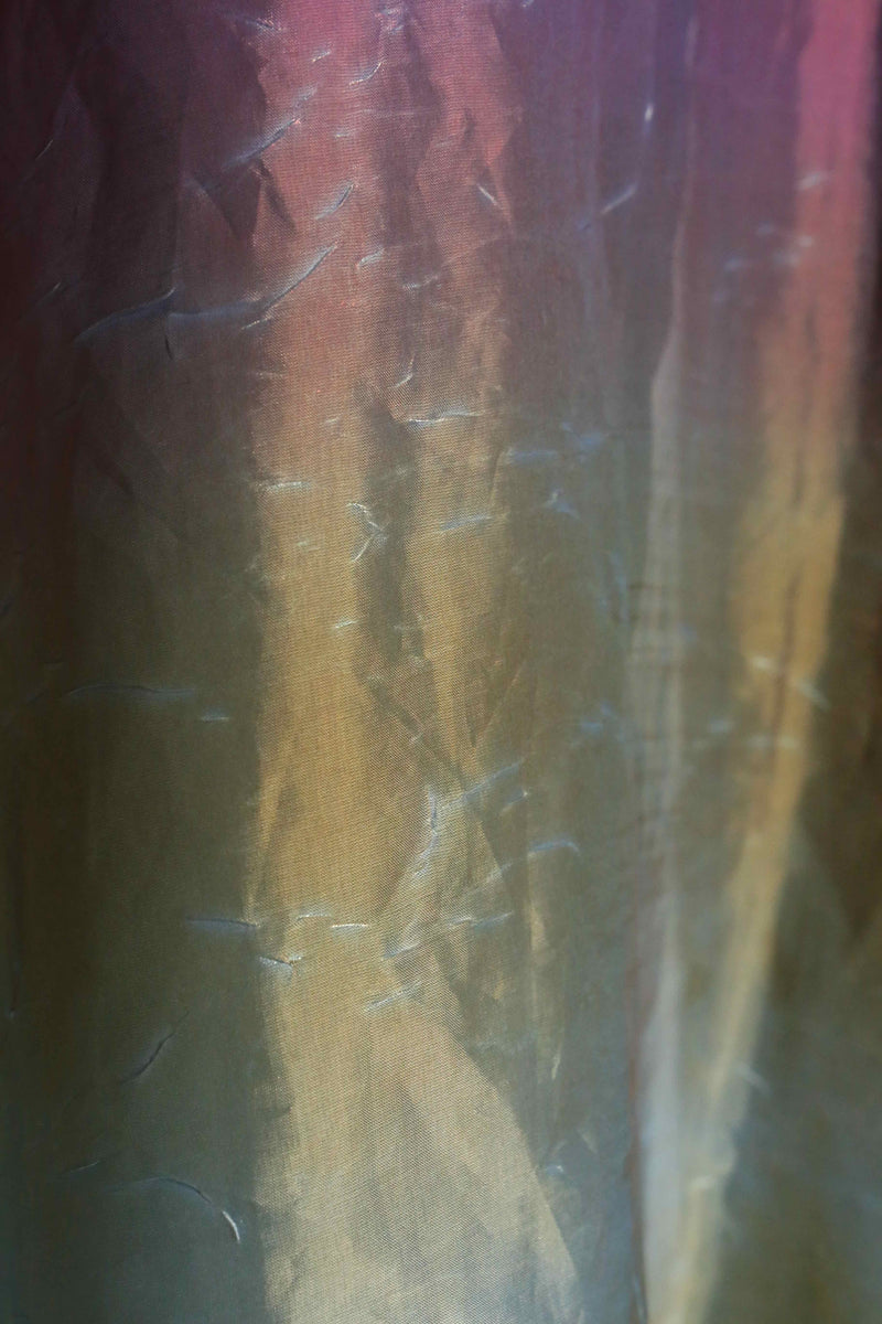 aurora color see-through coat