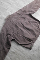 fade brown color denim jacket