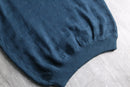 blue pattern knit