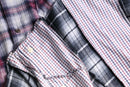 "Re:make" patchwork check docking shirt