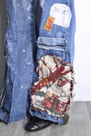 ''Re:make'' rug × shirt  docking denim pants
