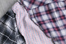 "Re:make" patchwork check docking shirt