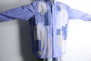 "Re:make" stripe patchwork dress shirt