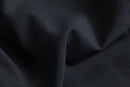 black two-tuck wide tapered trousers