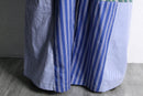 "Re:make" stripe shirt patchwork pajama pants