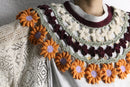 ''Re:make'' flower motif lace Tee