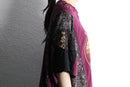 "Re:make" lace ribbon damage tee