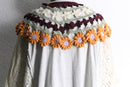 ''Re:make'' flower motif lace Tee