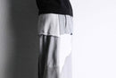 "Re:make" patchwork super baggy gray sweat pants