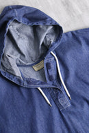 “Liz Claiborne”denim hooded poncho
