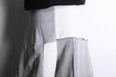 "Re:make" patchwork super baggy gray sweat pants