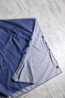 “Liz Claiborne”denim hooded poncho