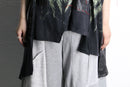 "Re:make" leather docking skull graphic Tee
