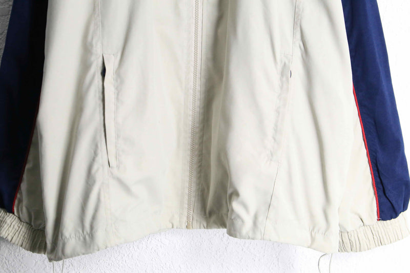 "adidas" multi color raglan sleeve track jacket