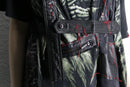 "Re:make" leather docking skull graphic Tee