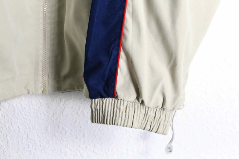 "adidas" multi color raglan sleeve track jacket