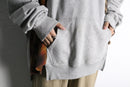 "Re:make" check pattern shirt docking hoodie