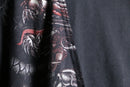 "Re:make" leather docking skull graphic Tee