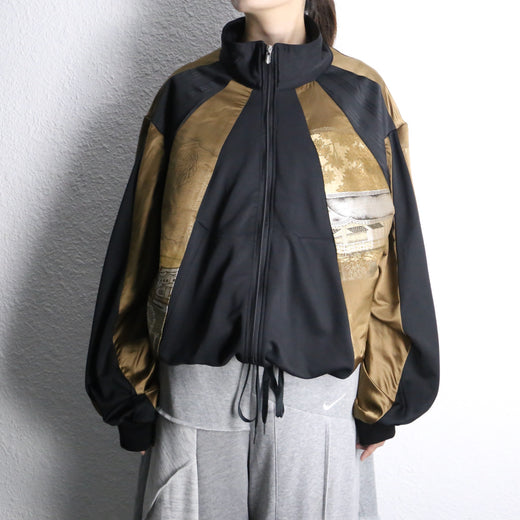 "Re:make" track × "羽織り" docking zip jacket