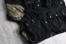 swiss army black dyed alpenflage mountain jacket