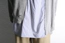 "Re:make" damaged sweat docking stripe shirt