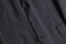 “VALENTINO UOMO”charcoal color  3B single set–up