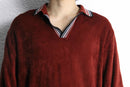 velour touch skipper pullover