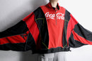 "Re:make" sweat docking loose size half zip pull over
