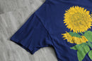 1990s HANES sunflower design tee