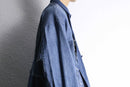 “Re:make “ stitched indigo flight jacket