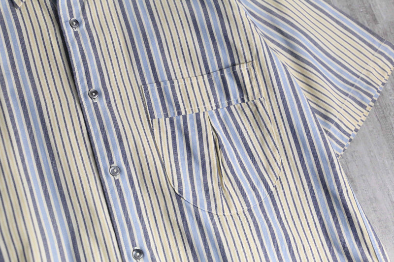 “PIERRE BALMAIN” cotton stripe s/s shirt
