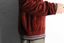 velour touch skipper pullover