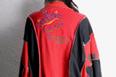 "Re:make" sweat docking loose size half zip pull over