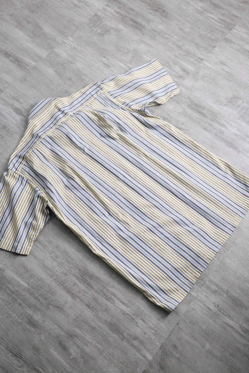 “PIERRE BALMAIN” cotton stripe s/s shirt