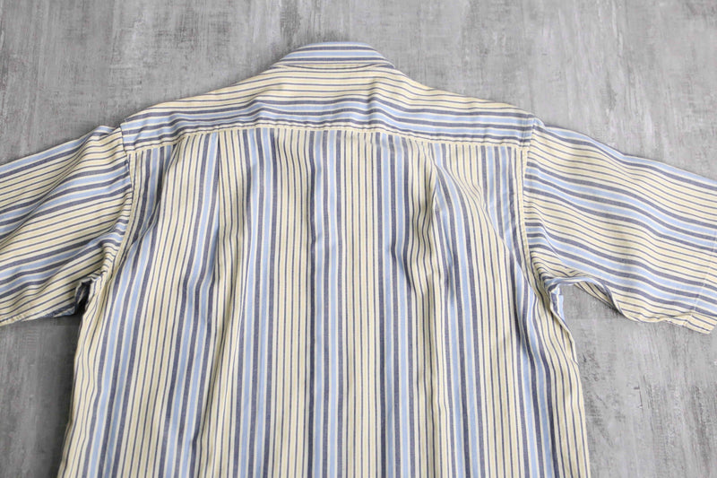 “PIERRE BALMAIN” cotton stripe s/s shirt