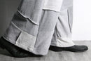 ''Re:make'' patchwork wide sweat pants
