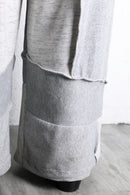 ''Re:make'' patchwork wide sweat pants