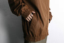 brown color zip-up jacket