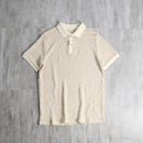 ivory mesh s/s polo