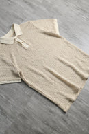ivory mesh s/s polo