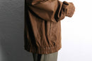 brown color zip-up jacket