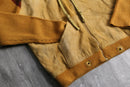"JCPenney" suede × knit switching hoodie