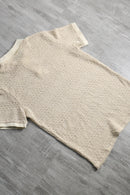 ivory mesh s/s polo