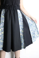 "Remake"pleated layered shorts